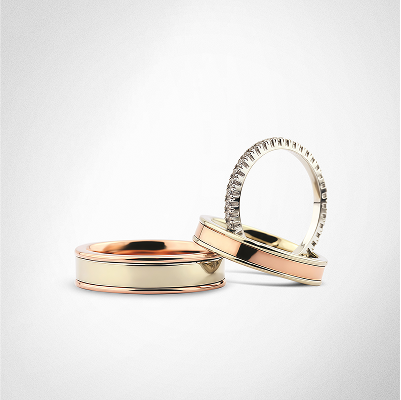 Pyxis constellation of love wedding ring