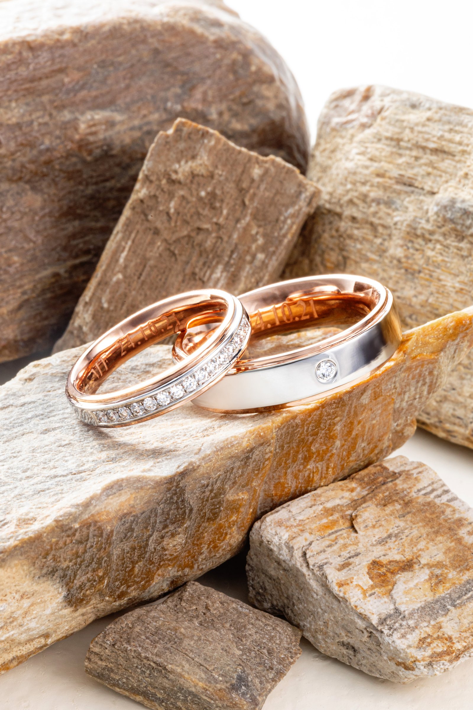 Engagement ring closeup